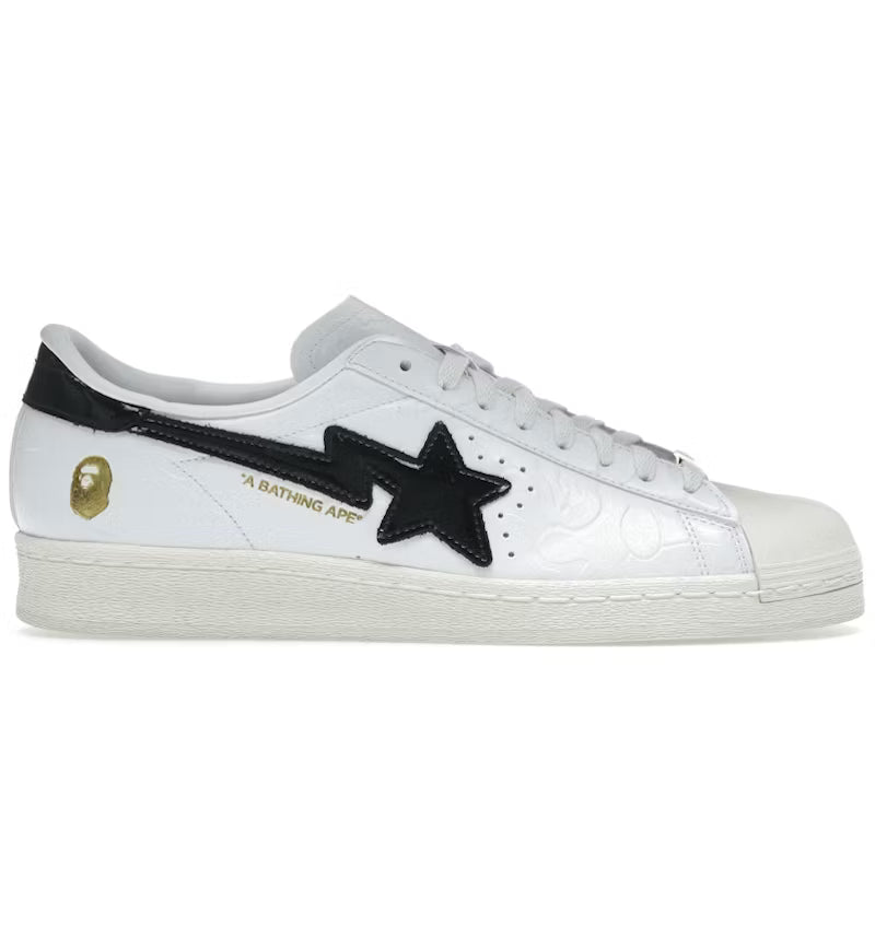 Adidas Superstar Vintage 'Bape White Black'