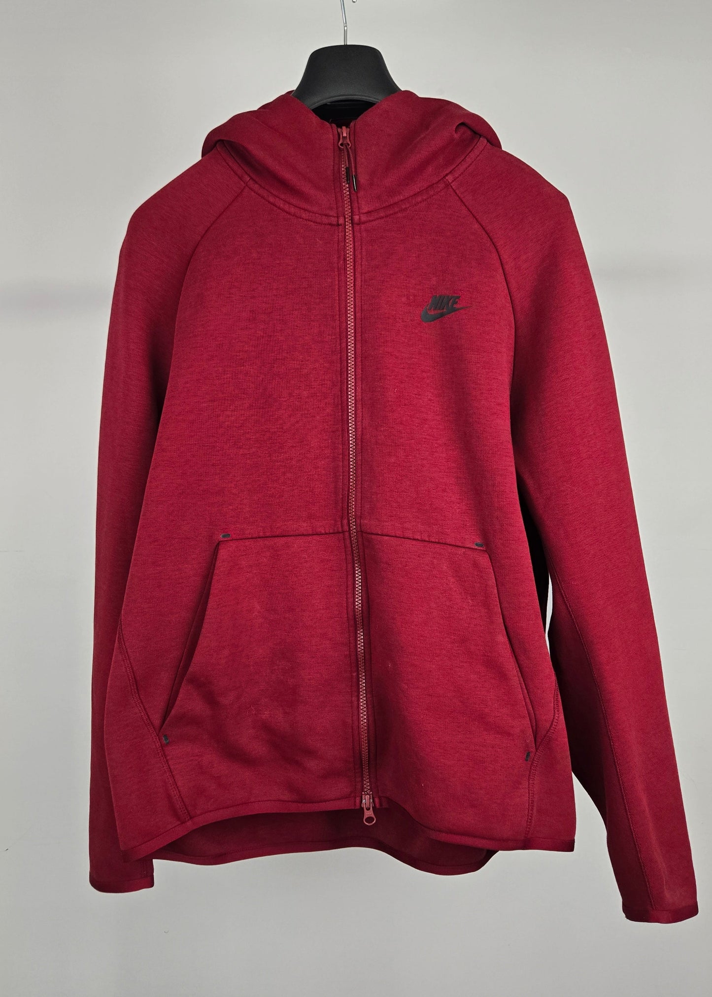Nike Tech Fleece Full-Zip Hoodie 'Red'