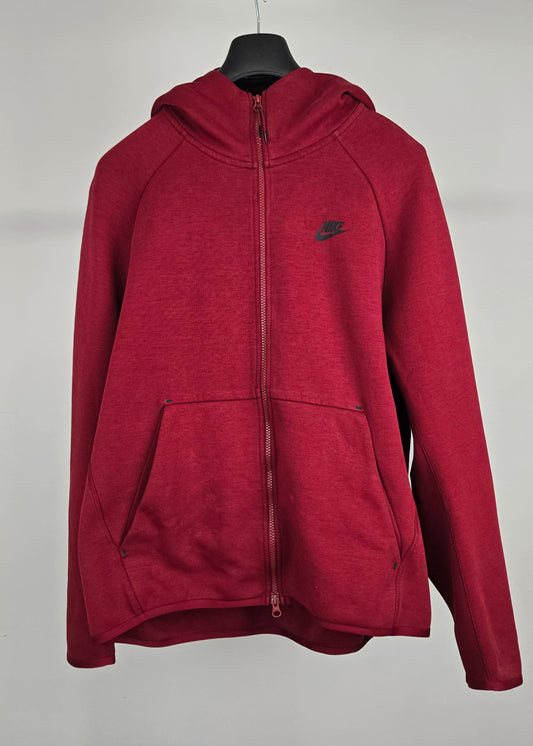 Nike Tech Fleece Full-Zip Hoodie 'Red'