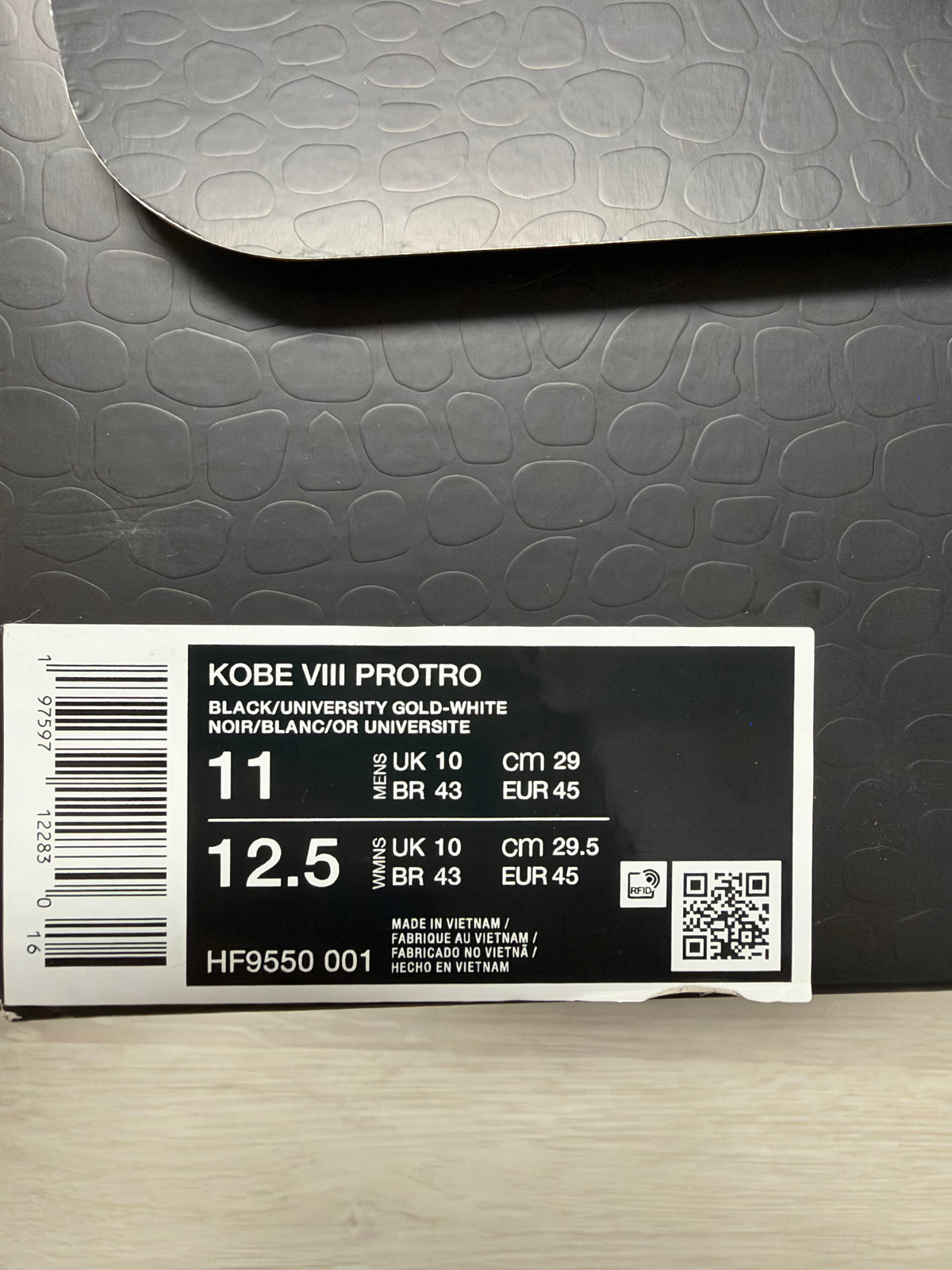 Nike Kobe 8 Protro 'Lakers Away'