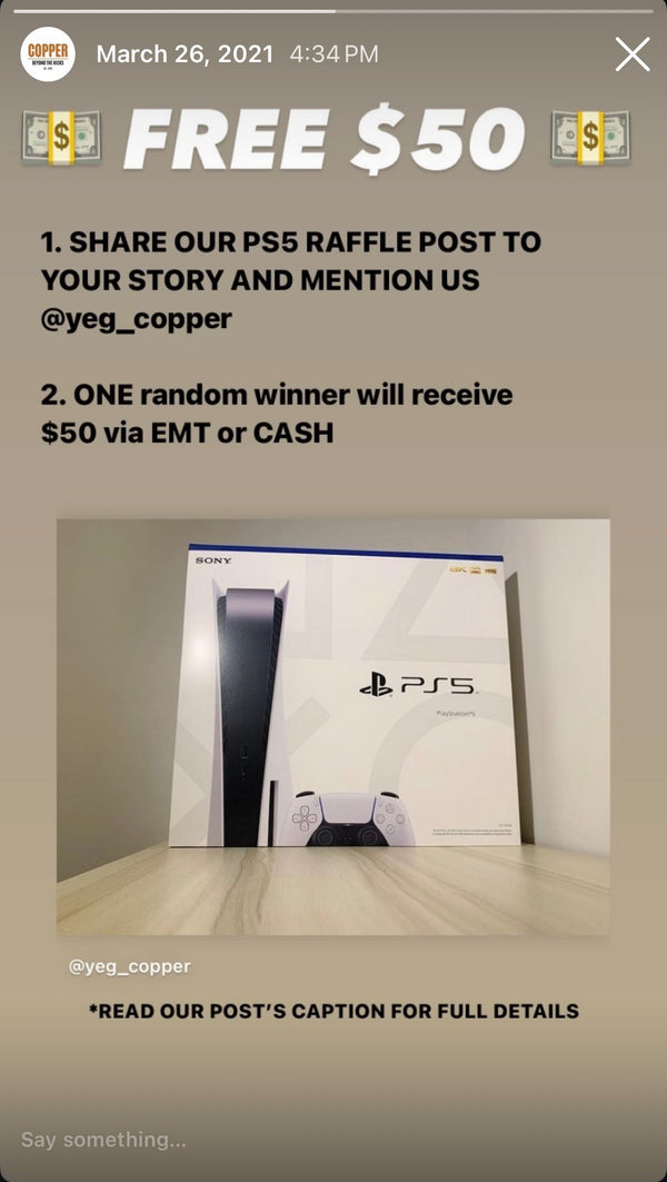 First Raffle