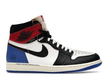 Jordan 1 Retro High OG SP 'Fragment x Union LA Varsity Red Sport Royal'